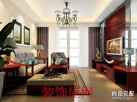中式吊灯效果图