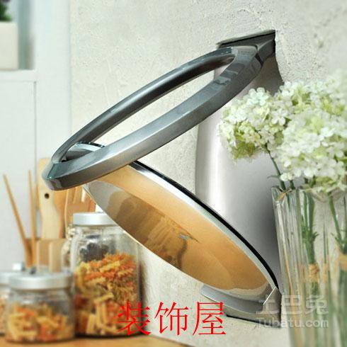 能折叠进墙壁的烟机和灶具 科技感十足